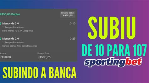 De 10 pra 107 reais no pisca de olho na sportingbet usando esse método