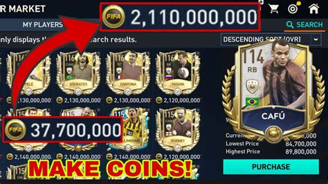 HOW TO MAKE BILLIONS OF COINS EASILY IN FIFA MOBILE 23 DO THIS YouTube