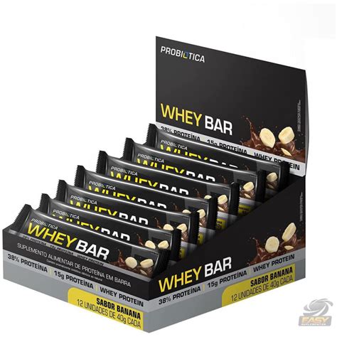 Whey Bar Low Carb Caixa Unidades Probi Tica