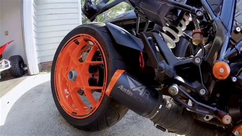 KTM SuperDuke 1290R Exhaust Sound Austin Racing YouTube