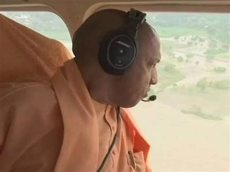 Yogi Adityanath Up Cm Aerial Survey Of Flood Affected Areas Today