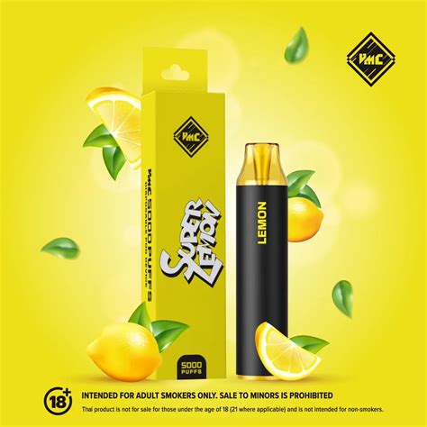 ซอ VMC 5000 Puffs Lemon VMC 5000 Puffs กลนเลมอน Let s RELX