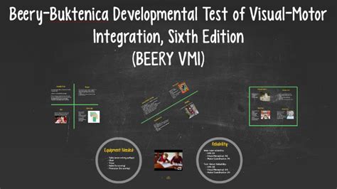 Beery Buktenica Developmental Test Of Visual Motor Integration Scores