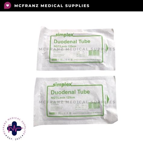 Duodenal Tube NGT Brands Simplex Partners Sold Per Piece Fr 8