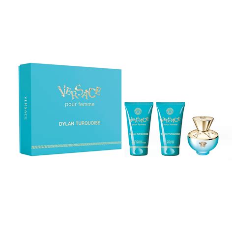 Set Versace Dylan Turquoise Pour Femme Femei Apa De Toaleta