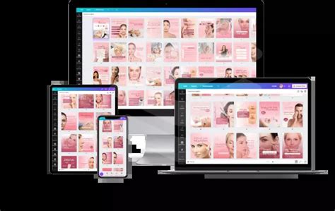 😍 Pack Canva Estética 200 Artes Prontas Editáveis 6bÔnus