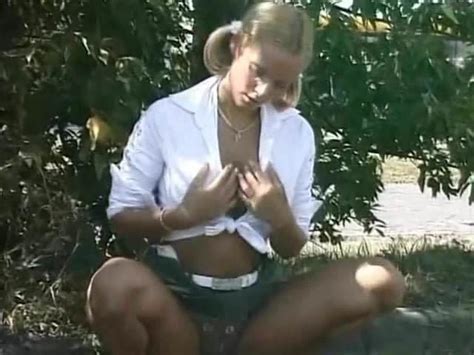 Blond Slag Pissing Outside 3 Babe Babe Porn XHamster