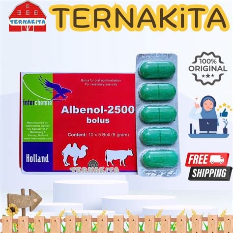 Jual Albenol Bolus Obat Cacing Sapi Kuda Kerbau Babi Domba