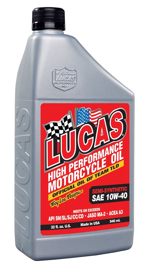 Murdoch's – Lucas Oil - Semi-Synthetic 10W-40 Motorcycle/ATV Oil