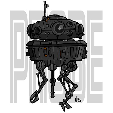 Probe Droid Illustration On Behance