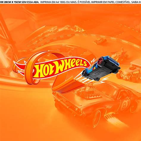 Lateral Faixa De Bolo Tema Hot Weels Elo7 Produtos Especiais