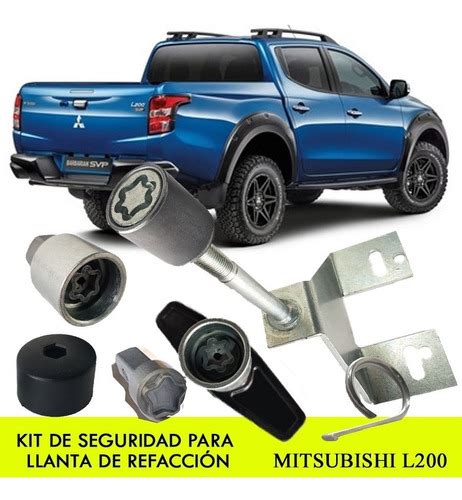 Kit De Tuercas Seguridad Y Llanta De Refacción L200 Gls 2018 Meses