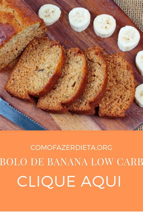 Bolo De Banana Low Carb Receitas Low Carb Bolo De Banana Comida E