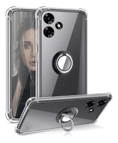 Funda Para Infinix Hot i Play Transparente Anillo Meses sin interés