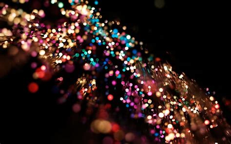 Depth Of Field Blurred Lights Bokeh Colorful Hd Wallpaper