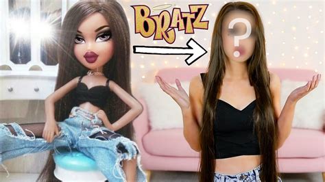 Turning Myself Into A Bratz Doll Makeup Hair Extensions Outfit