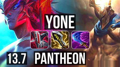 Yone Vs Panth Top 7 Solo Kills 66 Winrate Tr Diamond 137