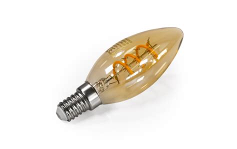 Led Filament Kerzenlampe Mcshine Retro E W Lm Warmwei