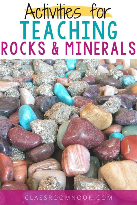 Rocks And Stones With Text Overlay Reading Activities For Teaching Rocks And Minerals Classmook