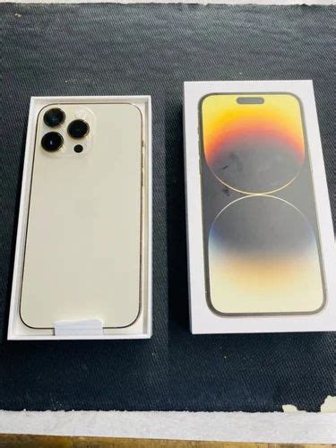 Gold Brand New Apple Iphone Pro Max Gb Factory Unlocked At Rs