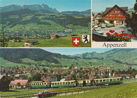 Appenzell mit Säntis Landsgemeindeplatz und SGA Bahn Kaufen auf Ricardo