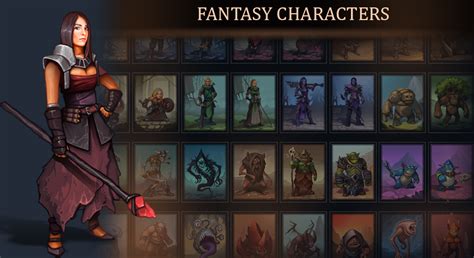 Fantasy Characters In Textures Ue Marketplace