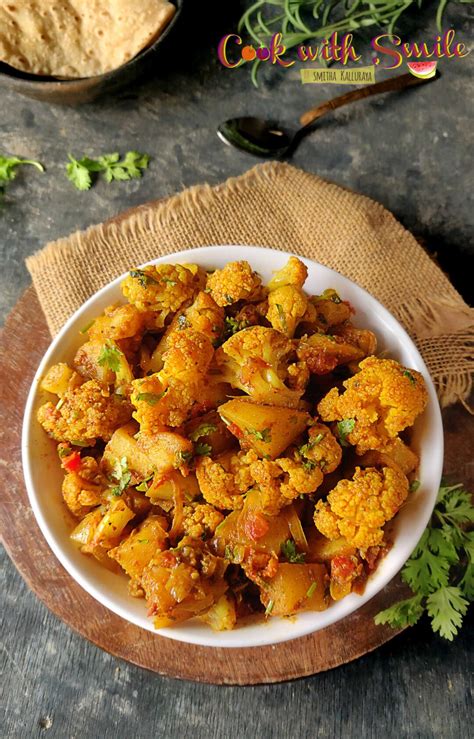 Aloo Gobi Sabzi How To Do Dry Aloo Gobi Potatoes Cauliflower