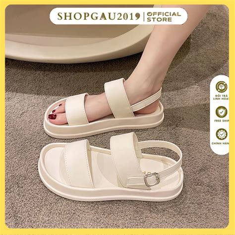 Xả kho Dép quai hậu sandal quai hậu nữ đế bánh mì Thái Lan siêu hot Shopee Việt Nam