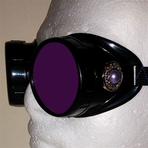 Purple Steampunk Goggles