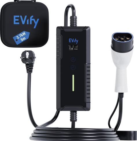 Evify Ladekabel Typ Schuko Kw M A F R Elektroauto Hybrid Inkl