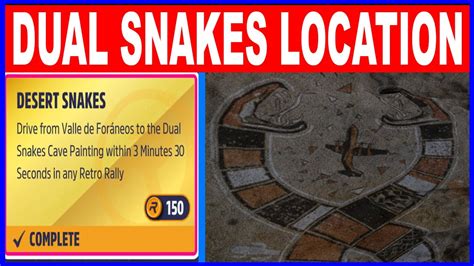 Forza Horizon Desert Snakes Valle De Feraneos To Dual Snakes Cave