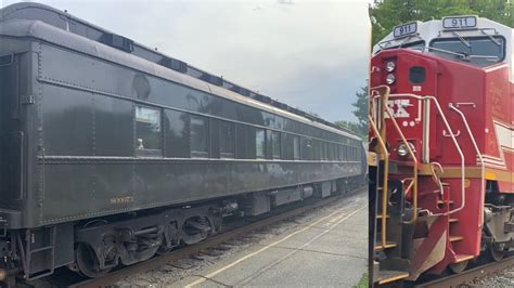 [60 Fps] Railfanning Charlottesville Virginia W Dover Harbor Pullman Car And Csx 911 Youtube