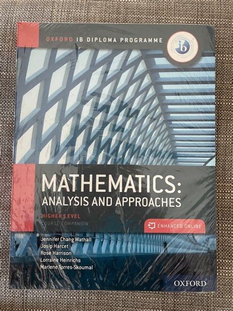 Ib Hl Math Analysis And Approaches Textbook Oxford Hobbies Toys