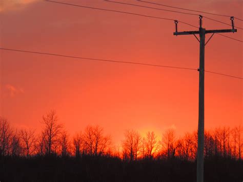 November sunset November Sunset, Cochrane, Campground, Ontario ...