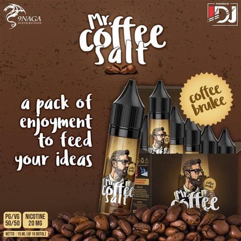 Jual Liquid Saltnic Mr Coffee Brulee Salt Ml Nic Mg Mg By