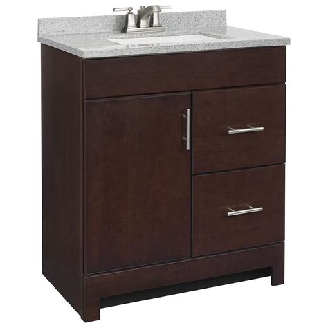 Shop Style Selections Lagosta Java Integral Single Sink Bathroom Vanity