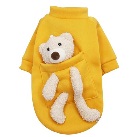 Pocket Bear Dogs and Dog Clothes for Medium Dogs Girl Winter Cats Guard