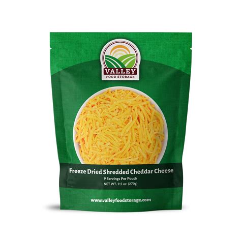 Amazon Freeze Dried Shredded Cheddar Cheese 9 5 Oz Pouch