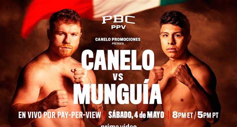 Canales gratis de la pelea Canelo vs Munguía en vivo y en directo