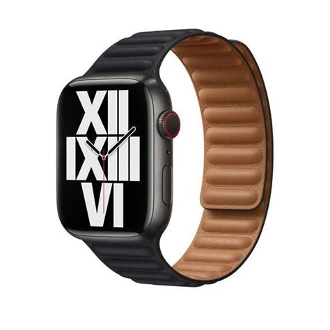 Pasek Do Zegarka Apple Watch Midnight Leather Link Mm Rozm S M