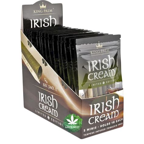 King Palm Mini Irish Cream Terps Pk Limited Edition Ganja West