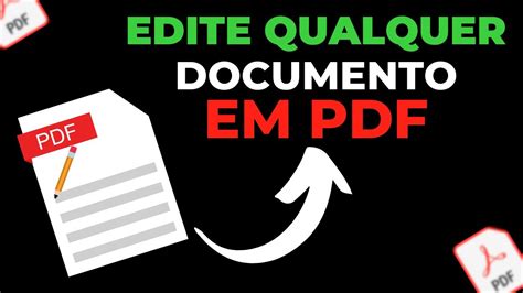 Descubra Como Alterar Documento em PDF Online e Grátis YouTube