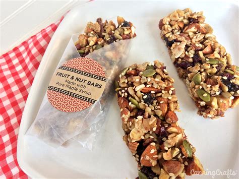 Fruit And Nut Bar Recipe With Maple Syrup Healthy Portable Snacks