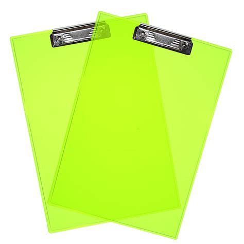 Festiko® Fluorescent Yellow Exam Board With Clip Pack Of 1 Pc Neon