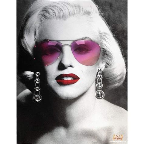 Just Funky Marilyn Monroe Sunglasses Led Canvas Wall Art Marilyn