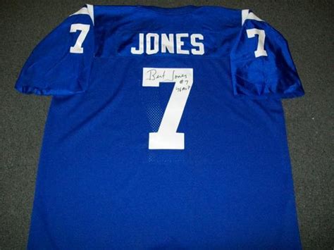 Bert Jones Autographed Baltimore Colts Jersey