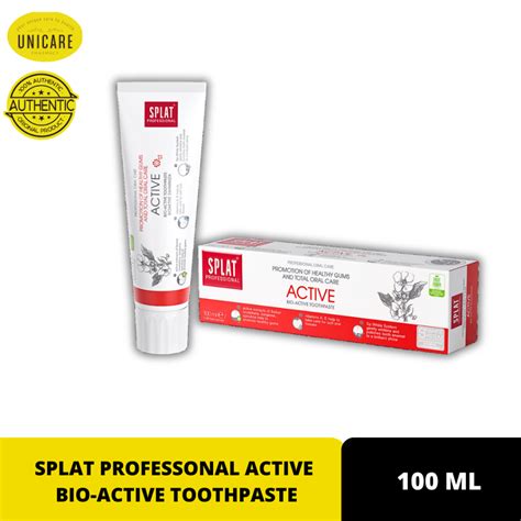 SPLAT PROFESSONAL ACTIVE BIO-ACTIVE TOOTHPASTE 100ML | Shopee Singapore