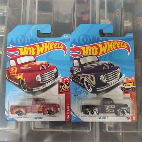 Hot Wheels 49 Ford F1 Pickup Hw Flameshw Hot Trucks Shopee Malaysia