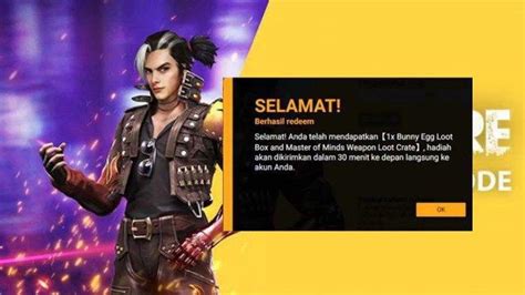 KODE REDEEM FF Free Fire Senin 27 Mei 2024 Tukarkan Segera Dan