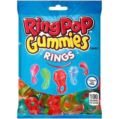 Ring Pop Holiday Gummies Rings Individual 12 Bags